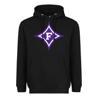 Black furma Heavyweight Hoodie - linhVisuals