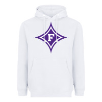 White furma Heavyweight Hoodie - linhVisuals