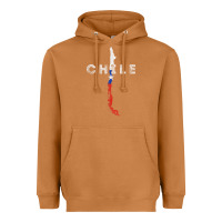 Meerkat chilean map and flag   distressed chile souvenir t shirt Heavyweight Hoodie - linhVisuals