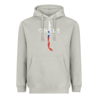Moon Dust chilean map and flag   distressed chile souvenir t shirt Heavyweight Hoodie - linhVisuals
