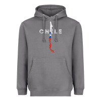 Storm chilean map and flag   distressed chile souvenir t shirt Heavyweight Hoodie - linhVisuals
