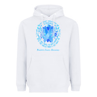 White prostate cancer awareness t shirtprostate cancer awareness we don't kn Heavyweight Hoodie - linhVisuals