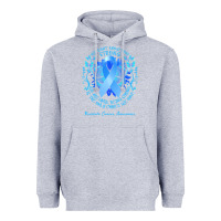 Heather Grey prostate cancer awareness t shirtprostate cancer awareness we don't kn Heavyweight Hoodie - linhVisuals