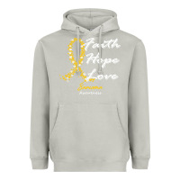 Moon Dust sarcoma awareness t  shirt sarcoma awareness faith hope love   in this Heavyweight Hoodie - linhVisuals