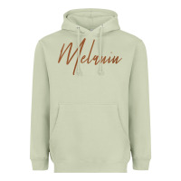 Matcha womens melanin for black history v neck t shirt Heavyweight Hoodie - linhVisuals