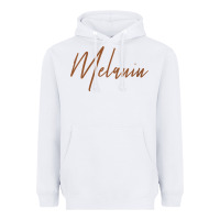 White womens melanin for black history v neck t shirt Heavyweight Hoodie - linhVisuals