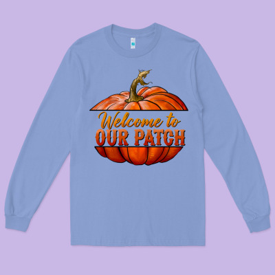 Welcome To Our Patch Long Sleeve Tee Designed By Bundleandbundleshop