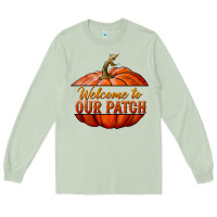 Matcha welcome to our patch Long Sleeve Tee - BundleAndBundleShop
