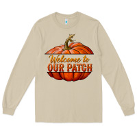 Mushroom welcome to our patch Long Sleeve Tee - BundleAndBundleShop