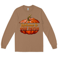 Toasted Coconut welcome to our patch Long Sleeve Tee - BundleAndBundleShop