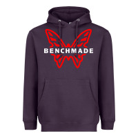 Plum Benchmade Heavyweight Hoodie - linhVisuals