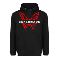 Black Benchmade Heavyweight Hoodie - linhVisuals