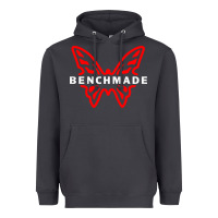 Smoke Benchmade Heavyweight Hoodie - linhVisuals
