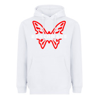 White Benchmade Heavyweight Hoodie - linhVisuals