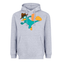 Heather Grey perry the platypus Heavyweight Hoodie - linhVisuals