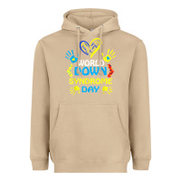 Mushroom world down syndrome day t shirt support and awareness 3.21 t shirt Heavyweight Hoodie - linhVisuals