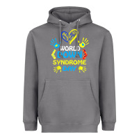 Storm world down syndrome day t shirt support and awareness 3.21 t shirt Heavyweight Hoodie - linhVisuals