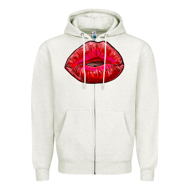 Kiss Zipper Hoodie by AdoDesignShop | Teevron