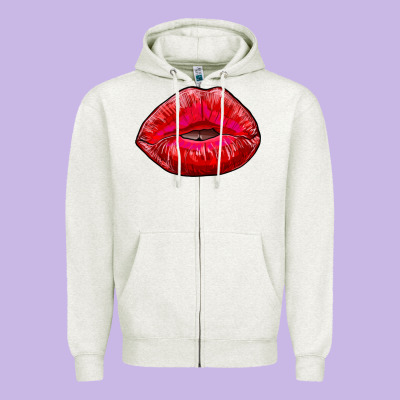 Kiss Zipper Hoodie Designed By Adodesignshop