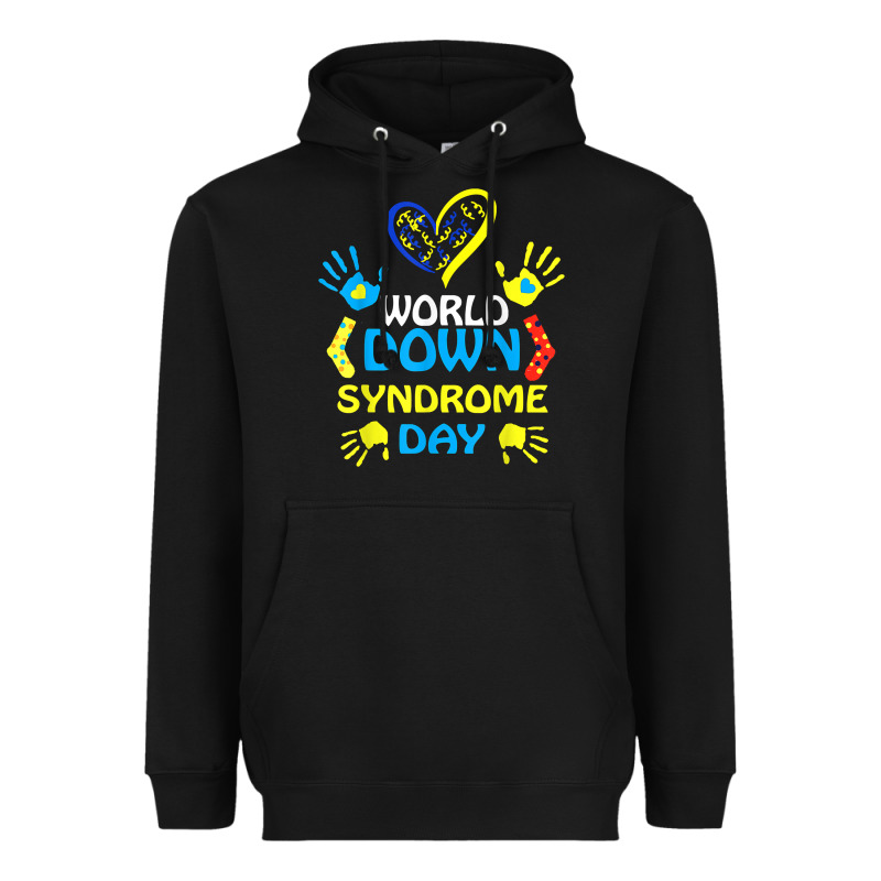 World Down Syndrome Day T Shirt Support And Awareness 3.21 T Shirt Heavyweight Hoodie by linhVisuals | Teevron