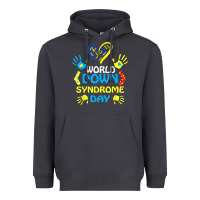 Smoke world down syndrome day t shirt support and awareness 3.21 t shirt Heavyweight Hoodie - linhVisuals