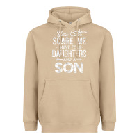 Mushroom you can't scare me i have four daughters and a son funny dad t shirt Heavyweight Hoodie - linhVisuals