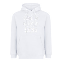 White you can't scare me i have four daughters and a son funny dad t shirt Heavyweight Hoodie - linhVisuals