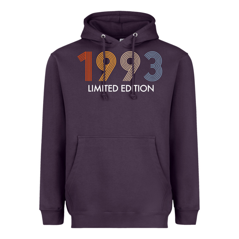 Retro 29 Years Vintage 1993 Limited Edition 29th Birthday T Shirt Heavyweight Hoodie by linhVisuals | Teevron