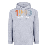 Heather Grey retro 29 years vintage 1993 limited edition 29th birthday t shirt Heavyweight Hoodie - linhVisuals