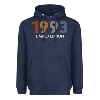 Navy retro 29 years vintage 1993 limited edition 29th birthday t shirt Heavyweight Hoodie - linhVisuals