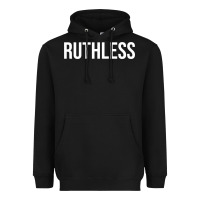 Black ruthless sweatshirt Heavyweight Hoodie - linhVisuals