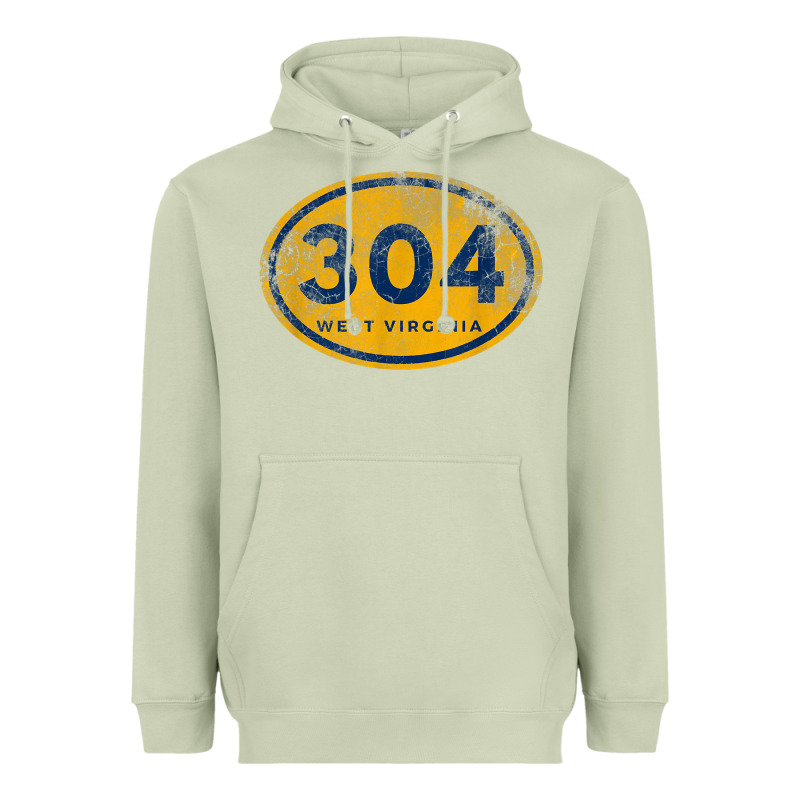 304 West Virginia Home T Shirt Heavyweight Hoodie by linhVisuals | Teevron