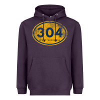 Plum 304 west virginia home t shirt Heavyweight Hoodie - linhVisuals