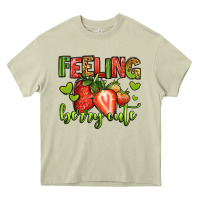 Mossy feeling berry cute strawberry Heavy Core Tee - Jasminsmagicworld