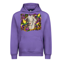 Tulip mardi gras goat fleur de lis Urban Hoodie - RanaPortraitStore