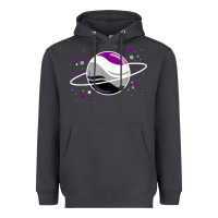 Smoke asexual outer space planet ace pride t shirt Heavyweight Hoodie - linhVisuals