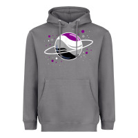 Storm asexual outer space planet ace pride t shirt Heavyweight Hoodie - linhVisuals