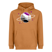 Meerkat asexual outer space planet ace pride t shirt Heavyweight Hoodie - linhVisuals