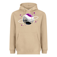 Mushroom asexual outer space planet ace pride t shirt Heavyweight Hoodie - linhVisuals
