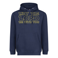 Navy may the lord be with you by jesus surfed apparel co premium t shirt Heavyweight Hoodie - linhVisuals