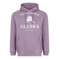 Lavender alaska the last frontier t shirt Heavyweight Hoodie - linhVisuals
