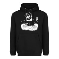 Black bobo bear   adam likes crossing arms t shirt Heavyweight Hoodie - linhVisuals