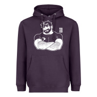 Plum bobo bear   adam likes crossing arms t shirt Heavyweight Hoodie - linhVisuals