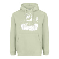 Matcha bobo bear   adam likes crossing arms t shirt Heavyweight Hoodie - linhVisuals