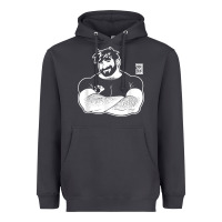 Smoke bobo bear   adam likes crossing arms t shirt Heavyweight Hoodie - linhVisuals