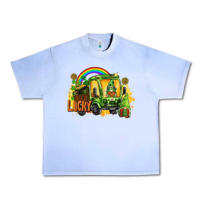 Lucky Gnomes Truck St. Patrick's Day Urban Heavy Tee by FaDigitalArtStudio | Teevron