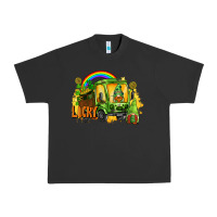 Pigment Black lucky gnomes truck St. Patrick's Day Urban Heavy Tee - FaDigitalArtStudio
