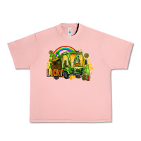 Salmon lucky gnomes truck St. Patrick's Day Urban Heavy Tee - FaDigitalArtStudio