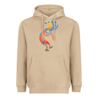 Mushroom dancing kokopelli southwestern usa native american symbol t shirt Heavyweight Hoodie - linhVisuals