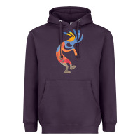Plum dancing kokopelli southwestern usa native american symbol t shirt Heavyweight Hoodie - linhVisuals